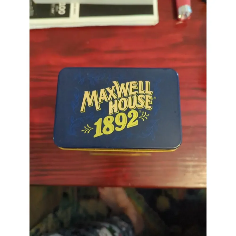 Vintage Maxwell House 1892 - 1992 100 Year Anniversary Coffee Tin (empty)